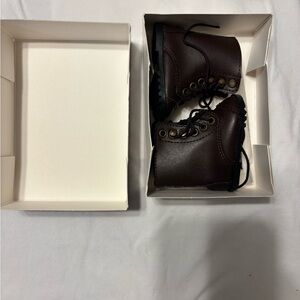 American Girl Of Today Blue Ribbon Riding Outfit Brown Lace Up Boots Shoes Only